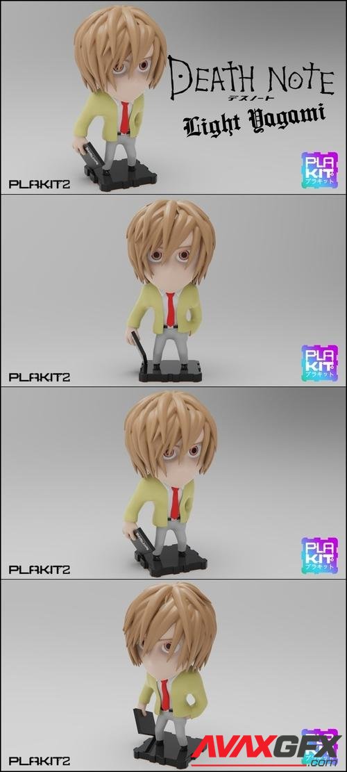 ﻿Death Note LIGHT YAGAMI – 3D Printable STL