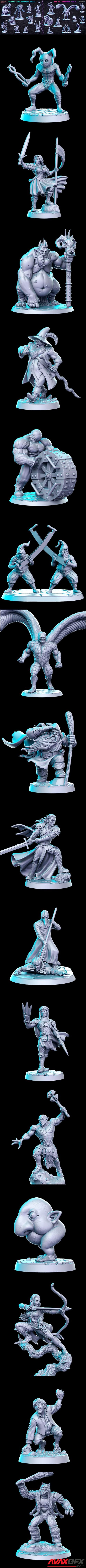 Against the Shadows Vol.2 and Age of Darkness Vol.2 December 2021 – 3D Printable STL