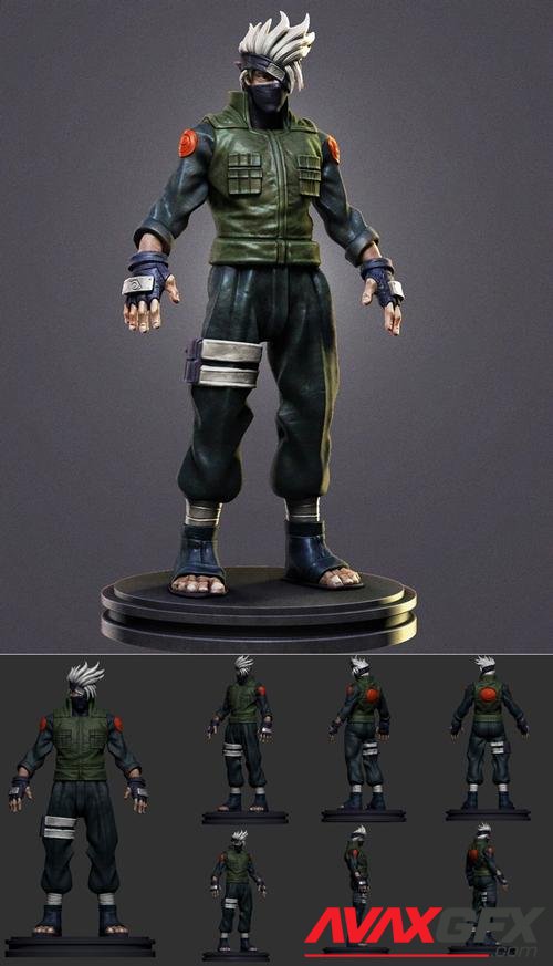 ﻿Kakashi Hatake – 3D Printable STL