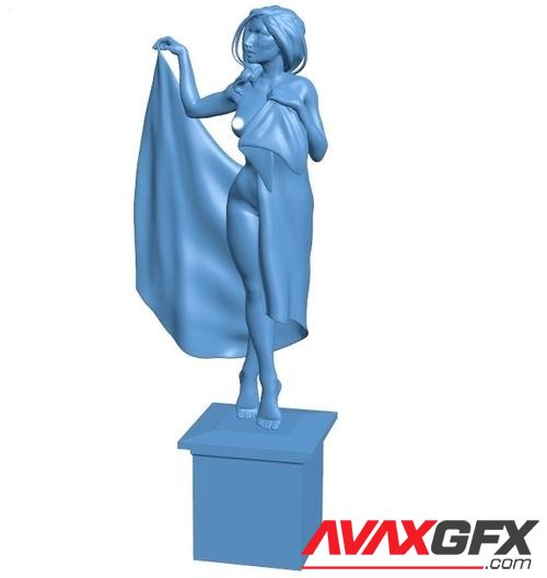 Posing with towel – 3D Printable STL