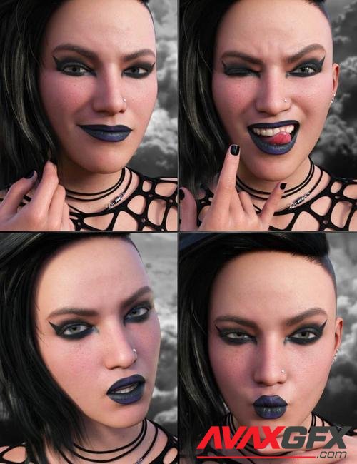 My Attitude Expressions for Genesis 8.1 Female