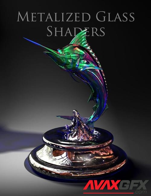 Metalized Glass Shaders for DAZ Studio