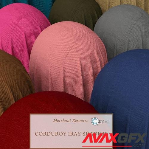 30 Corduroy Iray Shaders