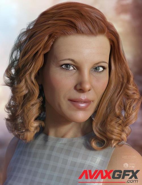 Louise Hair for Genesis 3 & 8 Female(s)