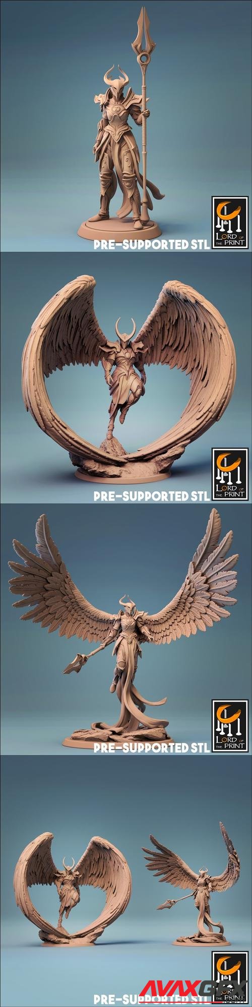 ﻿Angelic Warrior – 3D Printable STL