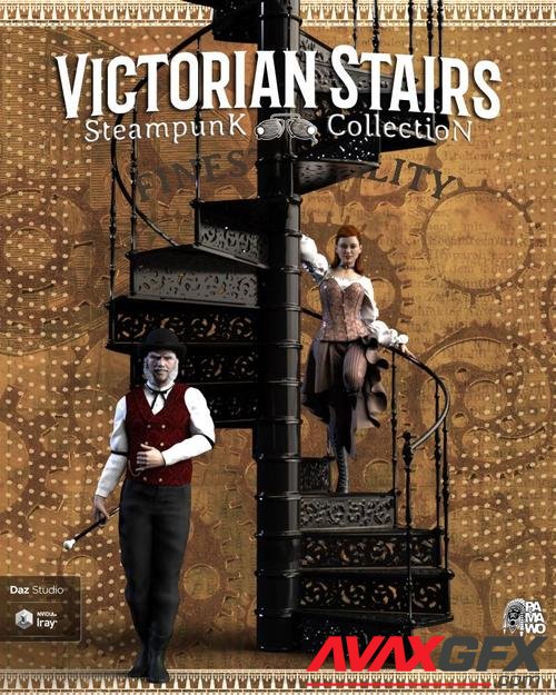 Steampunk Collection Victorian Spiral Staircase DS