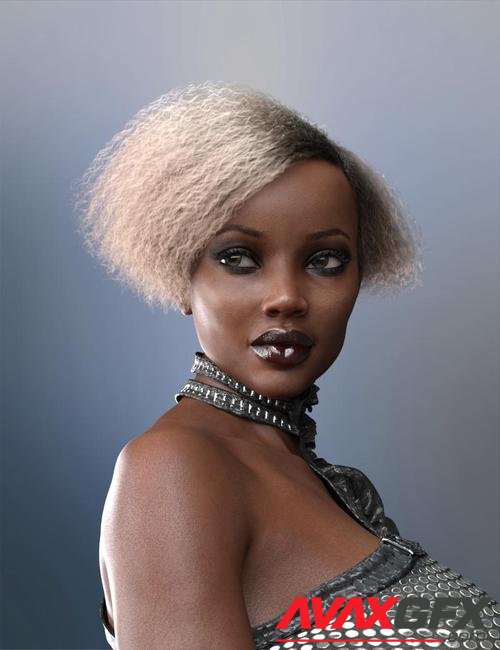 Bobbi Hair for Genesis 8 and 8.1 Female