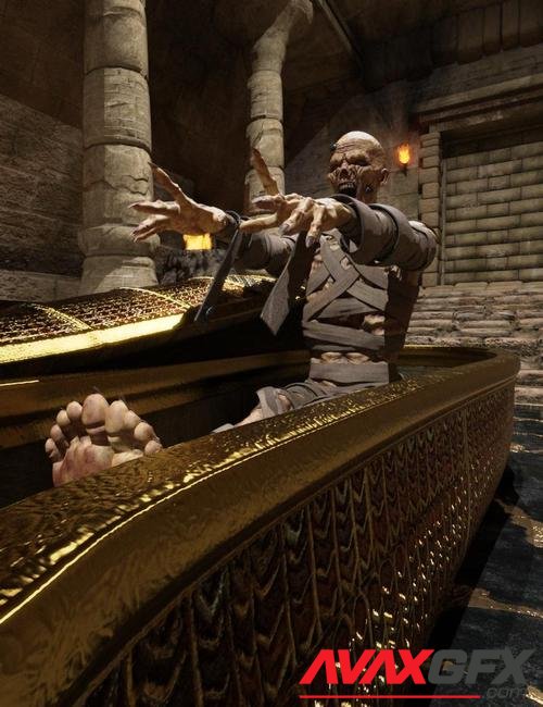 The Cursed One Poses for The Mummy HD