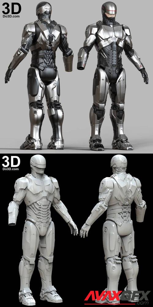 Robocop – 3D Printable STL