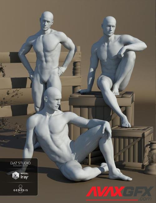 Stallion Poses for Genesis 8 Male and Michael 8