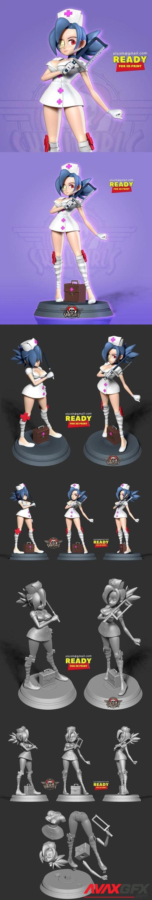 ﻿Valentine - Skullgirls Fanart – 3D Printable STL