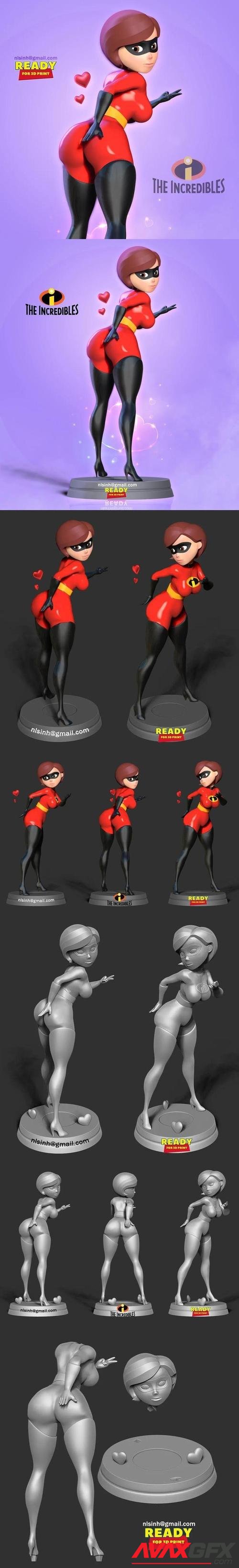 Elastigirl - Helen Parr – 3D Printable STL