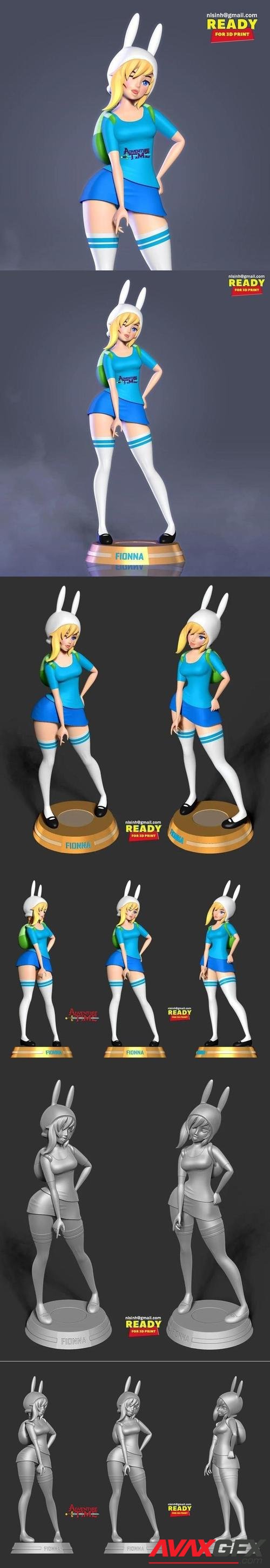 Fionna - Adventure Time Fanart – 3D Printable STL