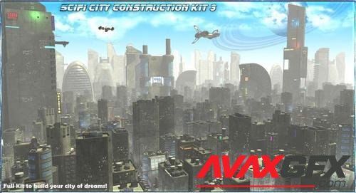 SciFi City Construction Set 3