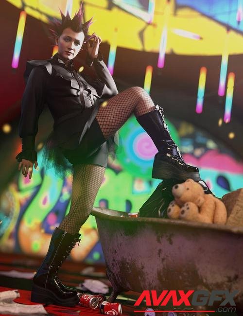 dForce Club Kid Outfit for Genesis 8 and 8.1