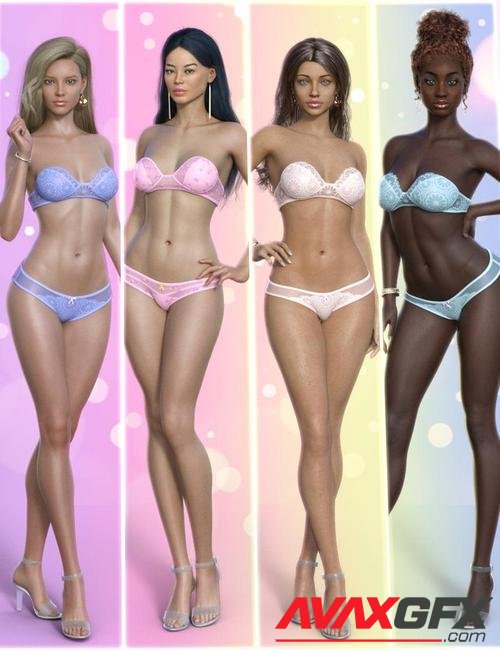 Girls of Summer Models for Genesis 8 and 8.1 Females