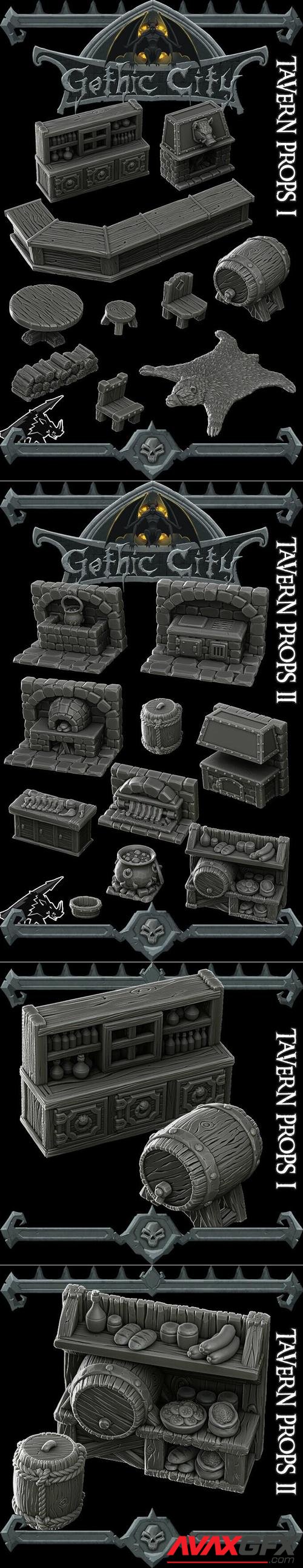 ﻿Stretch goals tavern props 1-2 – 3D Printable STL