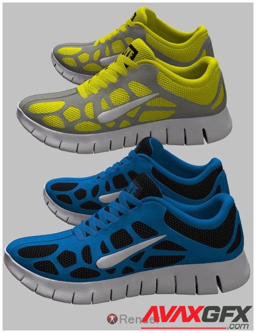 Running Shoes 2 For Genesis 2 Female(s) and Genesis