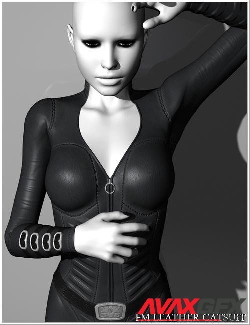 Leather Catsuit for V4 Bodysuit