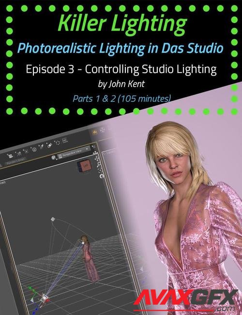 Killer Lighting - Lighting for Photorealistic Renders - Part 3 Controlling Studio Lights