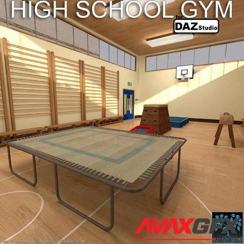 High School Gym for Daz