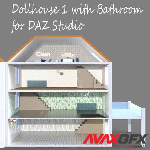 Dollhouse 1 with Bathroom