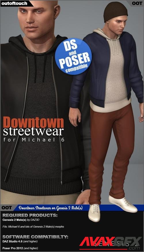 Downtown Streetwear for Michael 6 - Genesis 2 Male(s)
