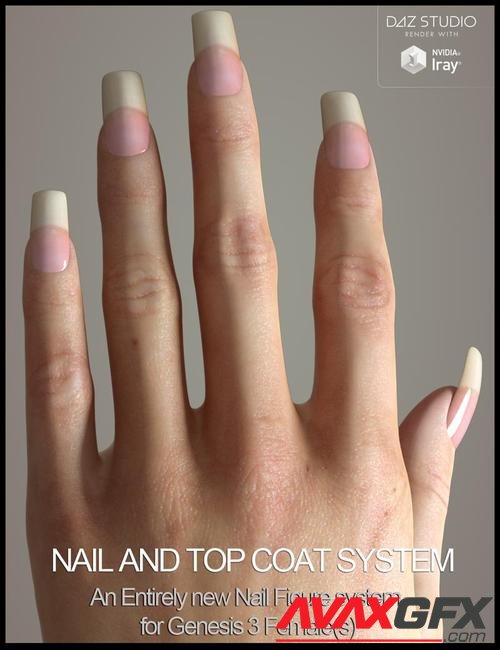 Nail System for Genesis 3 and 8 Female(s)