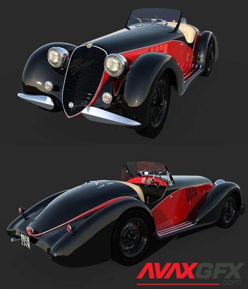 ALFA ROMEO 6C for DAZ