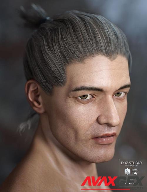 Idris Hair for Genesis 3 Male(s) & Female(s)