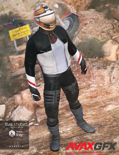 Moto Racer Outfit for Genesis 3 Male(s)