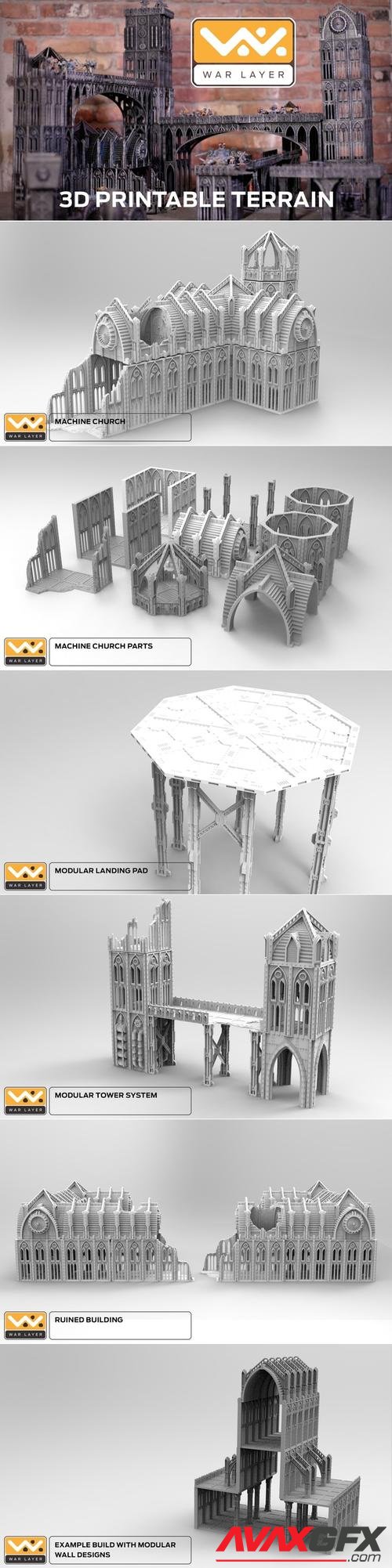 ﻿War Layer - Zone One Kickstarter – 3D Printable STL