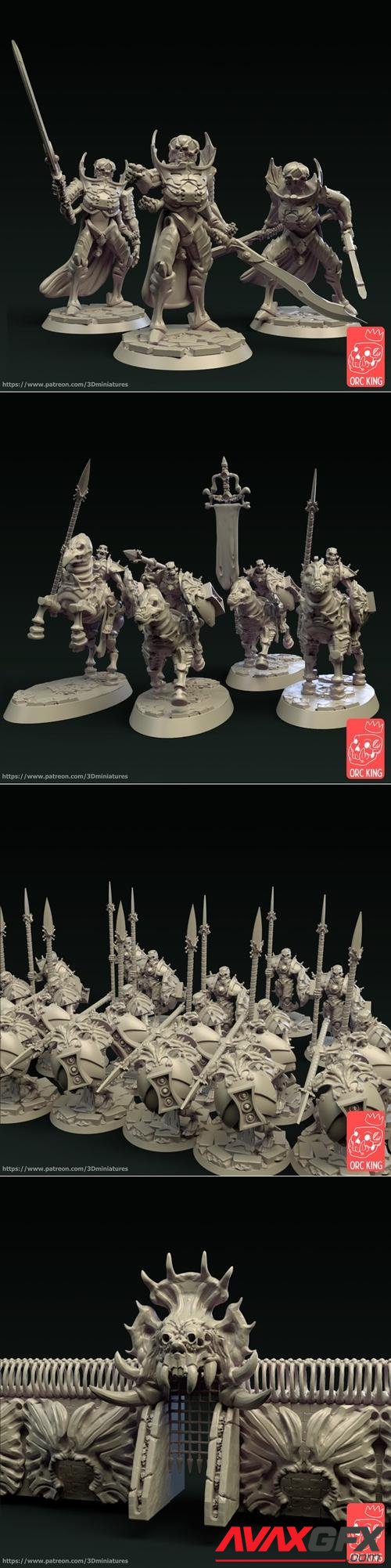 ﻿Orc King Miniature May 2021 – 3D Printable STL