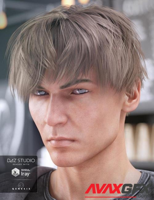 AJ Hair for Genesis 3 Male(s)