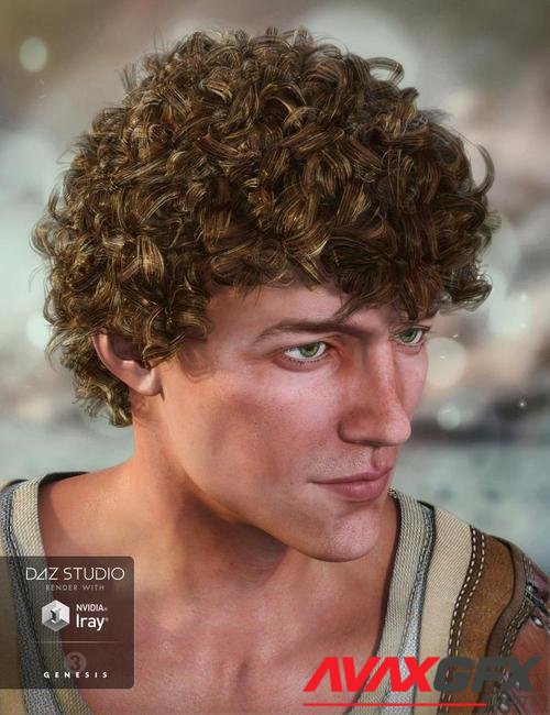 Jonas Hair for Genesis 3 Male(s)