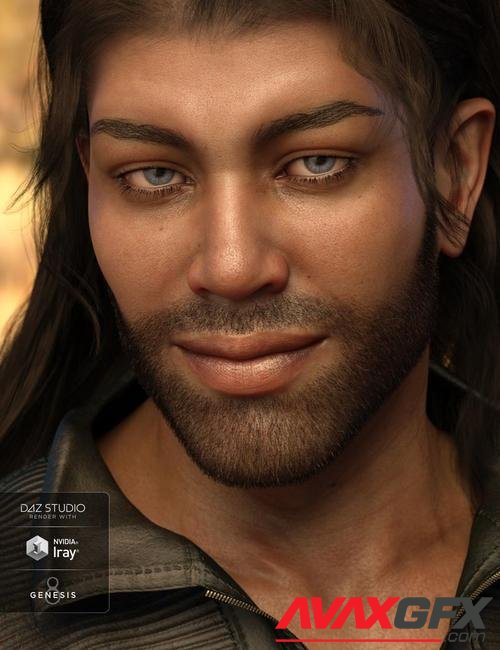 Ashan Beard for Genesis 8 Male