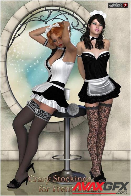 Crazy Stockings for French Maid