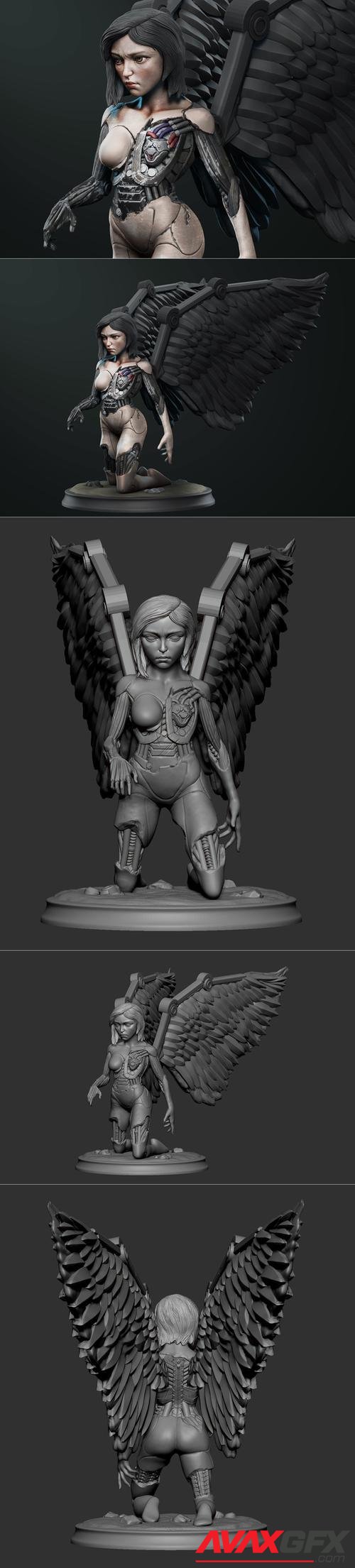 ﻿Alita Battle angel statue – 3D Printable STL