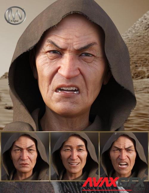 Wise - Expressions for Genesis 8 Male and Mr Woo 8