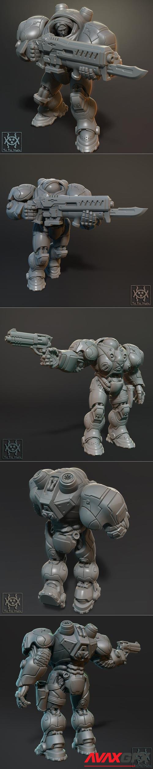 ﻿Starcraft Marines – 3D Printable STL