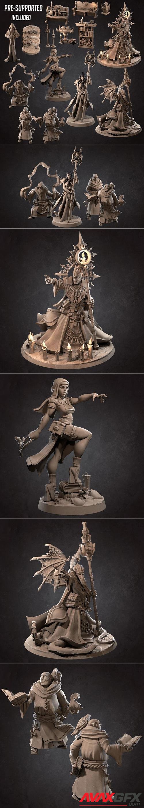 ﻿Bite the Bullet Cultists of the Ancients October 2020 – 3D Printable STL