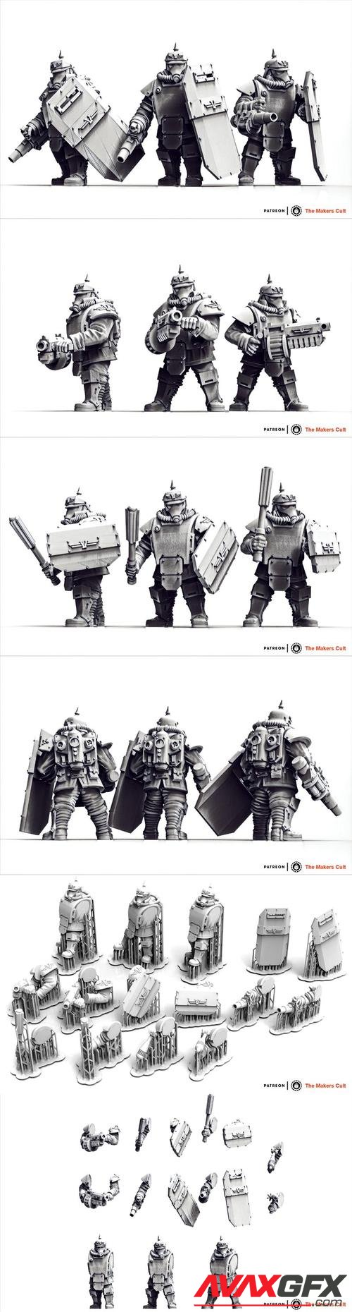 ﻿Valour Korps - Abhuman Builder – 3D Printable STL