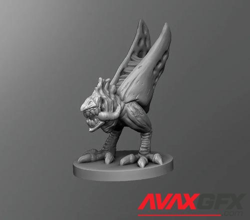 ﻿Abyssal Chicken – 3D Printable STL