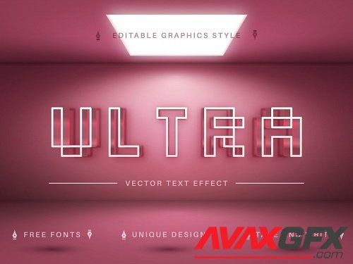 Pixel Art - Editable Text Effect - 7016872