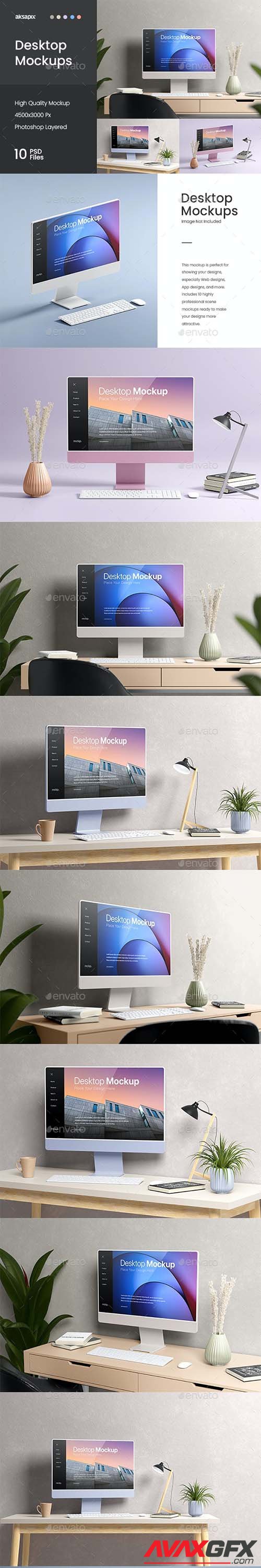 GraphicRiver - Desktop Mockup 35445946