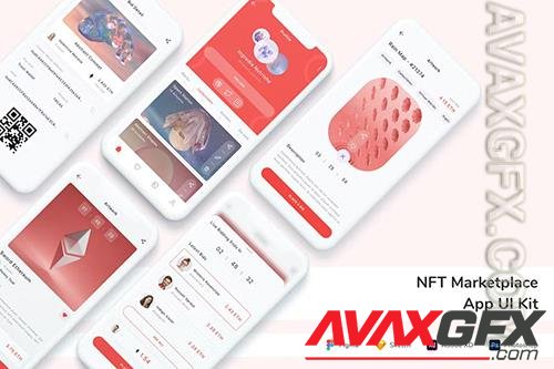 NFT Marketplace App UI Kit A9B92TB