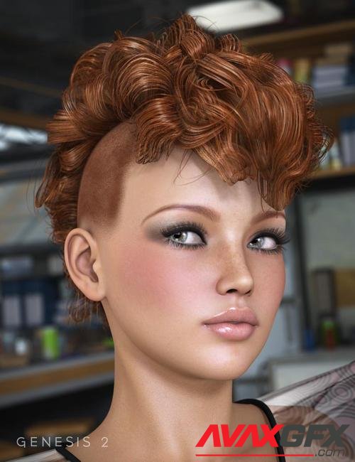 Gothic Hair for Genesis and Genesis 2 Female(s)