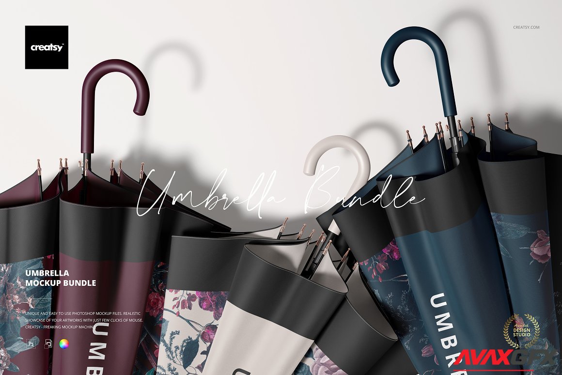 CreativeMarket - Umbrella Mockup Bundle 6822863