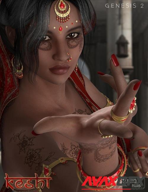 Keshi - Indian Character, Accessories and Poses Bundle