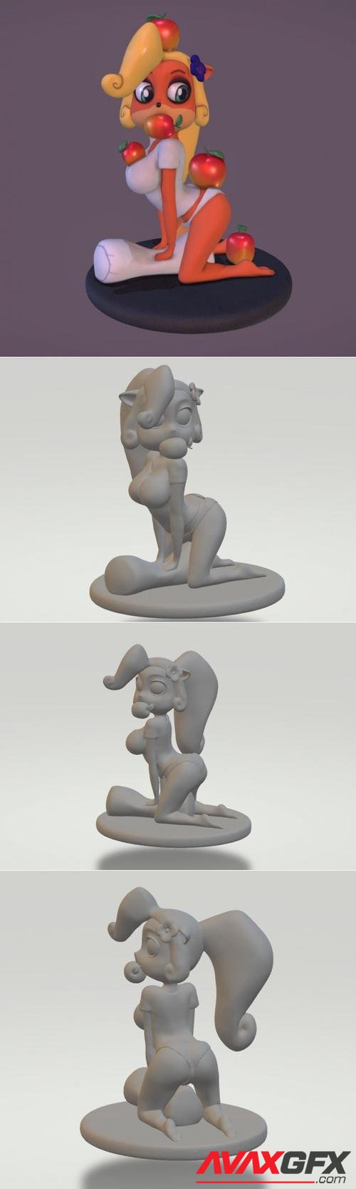 ﻿Coco Bandicoot – 3D Printable STL